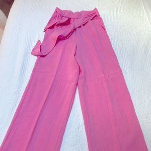 Zara full length linen pants. XS/S